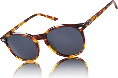 Zdjęcie produktu dla Damskie okulary przeciwsłoneczne z polaryzacją UV400 retro vintage protection 1230 Tortoise