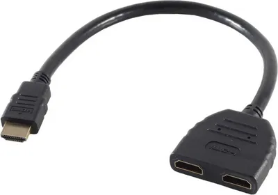 Produktbild von Adapter HDMI-Stecker / 2 x HDMI-Kupplung verg.