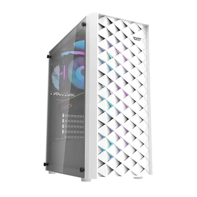 Image de darkFlash Darkflash DK351 computer case (white) + 4 RGB fans
