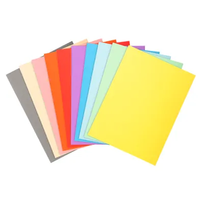 Produktbild von Exacompta 5x Pack 100 Aktendeckeln Recycling 220g A4 - sortiert - 410000E