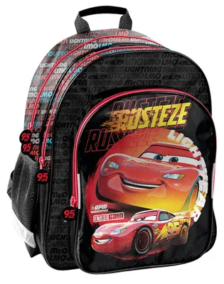 Immagine prodotto di Zaino scolastico a tre scomparti Cars