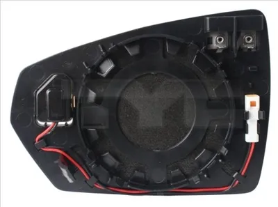 Produktbild von TYC Spiegelglas Außenspiegel Links für VW POLO (AW1, BZ1) Asphärisch Beheizbar 337-0322-1
