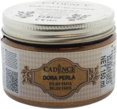 Zdjęcie produktu dla Cadence Metallicfarbe Cadence Dora Perla Relief Paste 150 ml Ankerit Gold