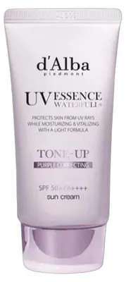 Produktbild von d'Alba – Waterfull UV Essence Tone Up Sonnencreme #Purple LSF 50+ PA++++ 50 ml