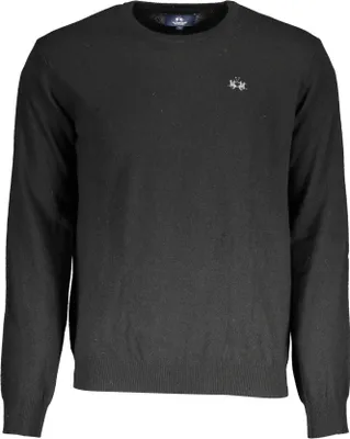 Produktbild von LA MARTINA Herren Pullover Schwarz XMS004-YW084_NERO_09999 : Größe - L Größe: L