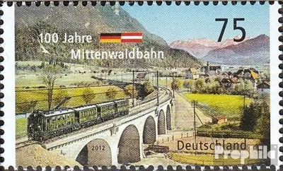 Produktbild von Briefmarken BRD (BR.Deutschland) 2012 Mi 2951 (kompl.Ausg.) postfrisch Mittenwaldbahn
