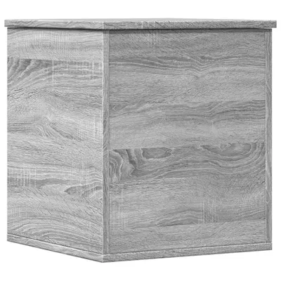 Imagen del producto de vidaXL, baúl gris Sonoma, 40x42x46 cm, fabricado en material de madera