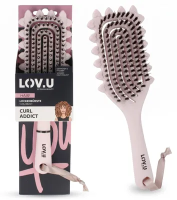 Image de Parsa Beauty 00008473-200510, Pour adultes, Brosse plate pour cheveux, Rose clair, Unie, Pour filles, 1 pièce