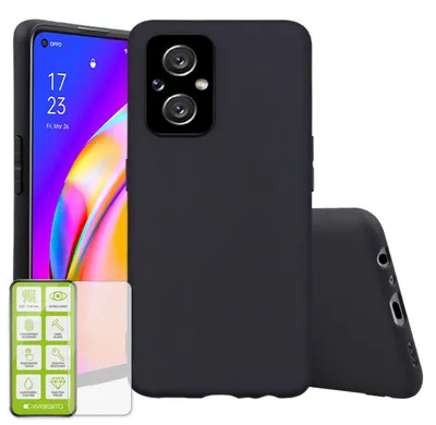 Image de Coque en silicone et TPU pour Oppo Reno 8 Lite + étui de protection en verre H9