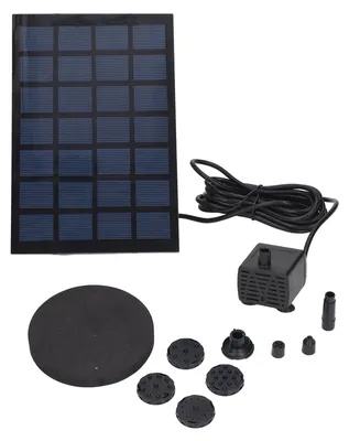 Produktbild von Solar-Brunnenpumpe, Direktantrieb, 6 Düsen, geringer Stromverbrauch, schwimmend für den Garten, 7 V