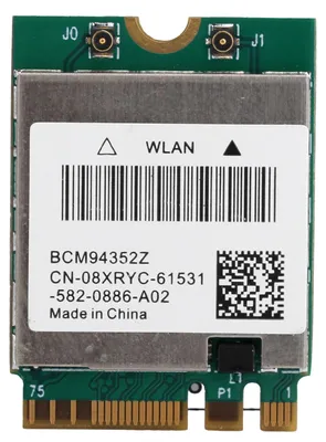 Image de Carte réseau sans fil double bande NGFF M.2 avec Bluetooth 4.0 et 802.11ac, adaptateur Wi-Fi BCM94352Z (2 antennes internes)