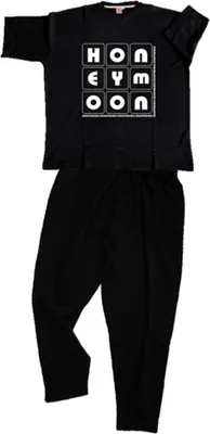 Produktbild von Übergrößen Schicker Jogginganzug HONEYMOON m. T-Shirt 8XL