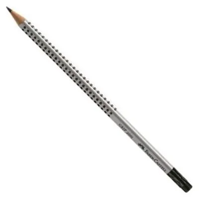 Obrázok produktu pre Faber-Castell 96091010 Ceruzky GRIP 2001 HB, prevedenie: s gumičkou, sivá – výhodná sada po 12 kusov