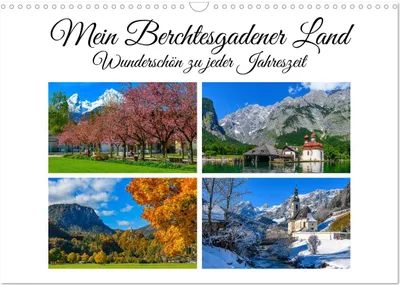 Produktbild von Mein Berchtesgadener Land - Wunderschön zu jeder Jahreszeit (Wandkalender 2026 DIN A3 quer), CALVENDO Monatskalender