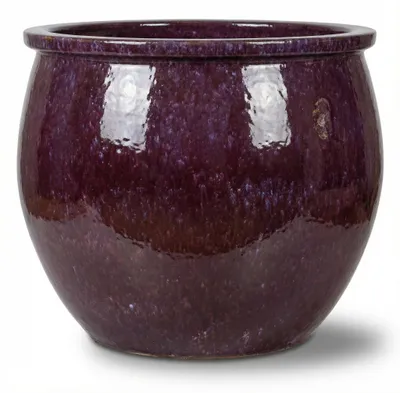 Zdjęcie produktu dla Doniczka ceramiczna Provencelia NEWTON Liliowy jesienny, Ø35 cm x H44 cm, mrozoodporna