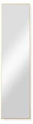 Immagine prodotto di SensaHome Specchio a figura intera - Specchio da parete dal design minimalista - Specchio rettangolare a stelo con bordo in metallo - Oro - 39x156x4 cm