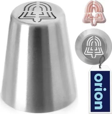 Produktbild von Orion Dekortülle Spritztülle russische Tülle Edelstahltülle zum Dekorieren aus Edelstahl Glocke