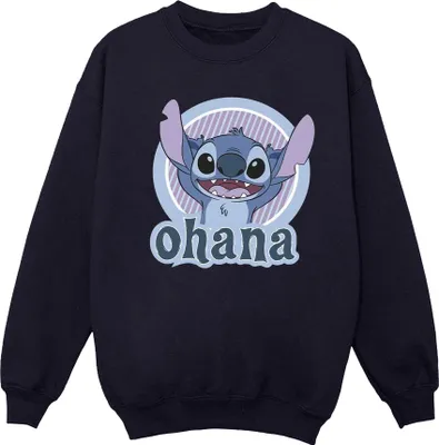 Produktbild von Disney - "Ohana" Sweatshirt für Herren BI31241 (S) (Marineblau)