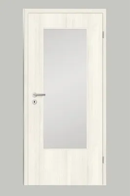 Produktbild von Pertura Zimmertür Yori CPL Berglärche aufrecht 98,5x198,5 cm Rechts mit Lichtausschnitt G3 (ohne Glas)