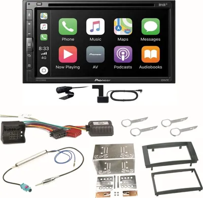 Produktbild von Pioneer AVH-Z5200DAB Android Auto Carplay Einbauset für T5 2003-2015 Multivan