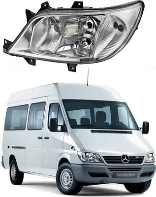 Immagine prodotto di Faro sinistro Mercedes Sprinter minibus, carrozzeria, Doka, furgone 2001-2007