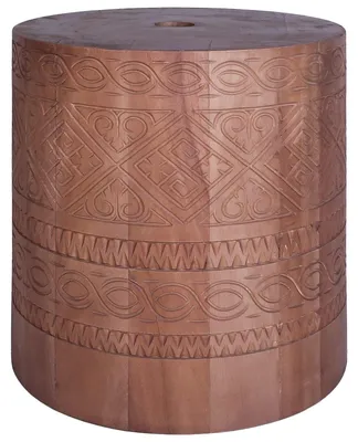 Produktbild von Sonnenschirmständer 28,05 kg Natur Massives Mahagoniholz