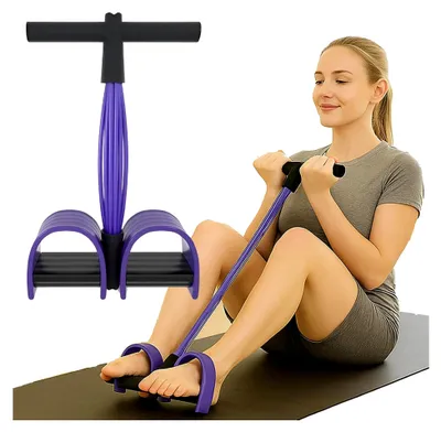 Produktbild von Vielseitiger Fußpedal-Widerstandstrainer mit 6 Röhren für das Training zu Hause