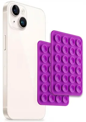 Produktbild von Selencia  2er-Pack Telefonhalter Saugnapf - Violett