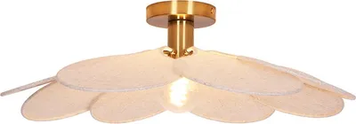 Produktbild von Olucia – NENA – Deckenleuchte – Beige / Messing