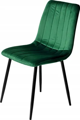 Produktbild von Ekspand | Veloursstuhl LR-2023 - Grün - Gepolstert - Modernes Design - Komfortabel und Elegant