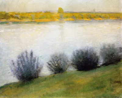 Zdjęcie produktu dla August Macke art print - Na Renie w pobliżu Hersel, 1908 (40 x 50 cm)