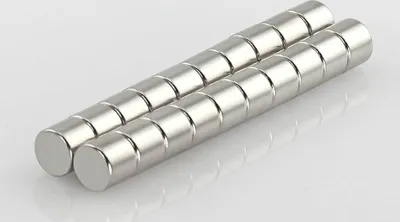 Produktbild von 5 x Oblique Unique Neodym Magnet Extrem N42 ø 6 x 5 mm