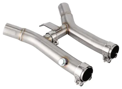 Image de Tuyau intermédiaire d'échappement sans catalyseur, compatible avec Suzuki GSX1300R Hayabusa de 2008 à 2020