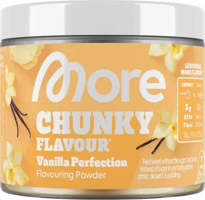 Produktbild von MORE Chunky Flavour Vanilla Perfection (vegan) (90 g)