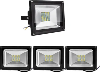 Produktbild von 4pcs 30W SMD LED Strahler Fluter,Greenmigo IP65 Flutlicht Leuchtmittel Baustrahler Scheinwerfer Warmweiß Wandstrahler Außenstahler Leuchtmittel 85-265V AC