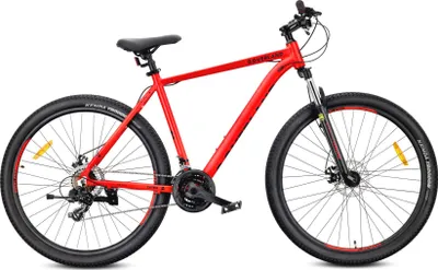Produktbild von Mountainbike MTB 29 Zoll, KENDA, Shimano, Aluminium, leicht, 21 Gänge, Federung, Scheibenbremsen, Rahmen L 21 Zoll, Tatra Bikes Overland, matt rot