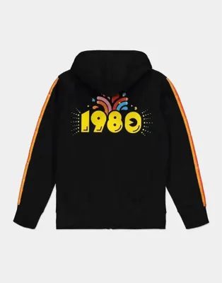 Obrázek produktu pro Pac-man - 1980 - Pnsk mikina s kapuc na zip Black-M
