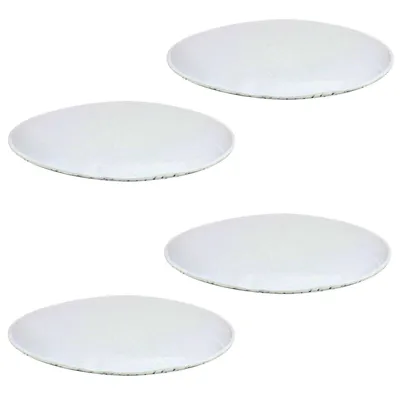 Produktbild von Sitzkissen LESLIE im 4er Pack, rundes Stuhlkissen aus Filzstoff, bequemes Sitzpolster mit Noppen, schönes Stuhlpolster in weiß