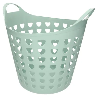 Produktbild von Bellatio Waschekorb - flexibel - grun - 26 l