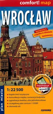 Immagine prodotto di Pianta della città di Breslavia laminata 1:22 500