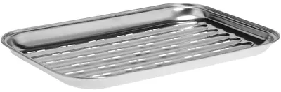 Produktbild von Grillblech, Grillpfanne, Edelstahl, ca. 35 x 25,5 cm