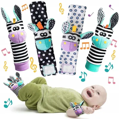 Produktbild von Magical Sensorische Babysocken und Armbänder mit Rassel