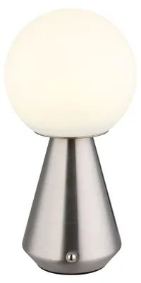 Immagine prodotto di Lampada da tavolo a LED, argento, touch, dimmerabile, H 23,5 cm