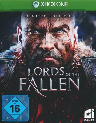The cover art for the video game 'Lords of the Fallen (Limited Edition)' for Xbox One.