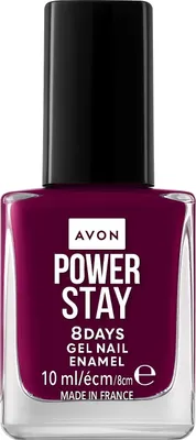 Image de Vernis à ongles AVON Powerstay Gel, effet hybride Dark Dahlia
