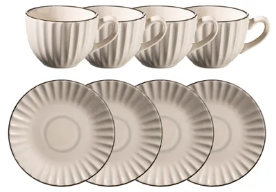 Produktbild von Mäser Kaffeetassen-Set, Steinzeug , Osita