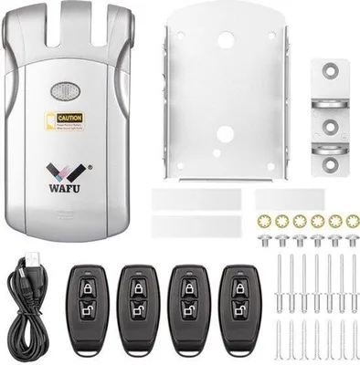 Imagen del producto de Cerradura eléctrica para control de acceso sin llave: diseño inalámbrico y discreto