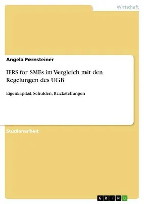 Produktbild von IFRS for SMEs im Vergleich mit den Regelungen des UGB