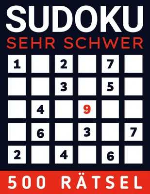 Produktbild von Sudoku Sehr Schwer