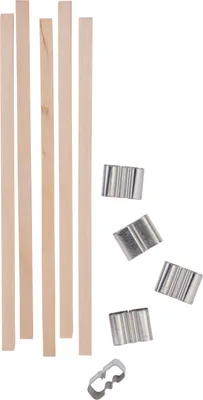 Produktbild von Holzdochte mit Halter 5 mm, 5 Stück